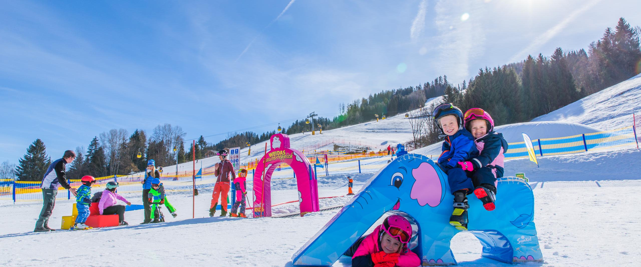 hauser-kaibling-kinder-im-wollis-kids-park-spiel-spa&szlig;-im-schnee