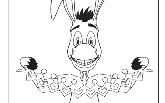 Donki Malvorlage Donki Malvorlage Basteln