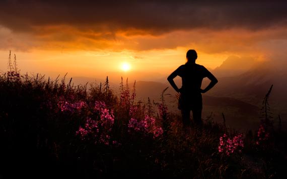 Bliem´s Familienhotel 180803-Planai_Sonnenuntergang-8